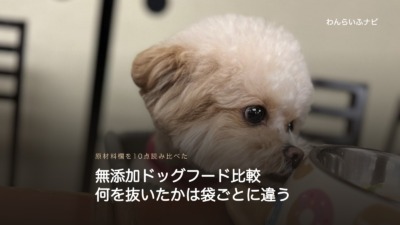 無添加ドッグフードおすすめ9選を比較！何を抜いたかは袋ごとに違った